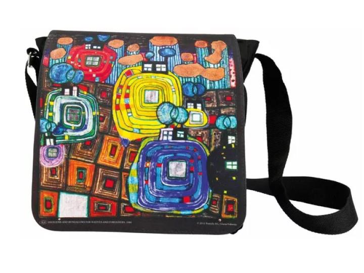 Hundertwasser Shoulder Bags Pavilions and Bungalows (814)