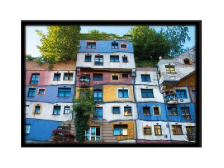 Hundertwasser Architecture Card Hundertwasser House Vienna 024