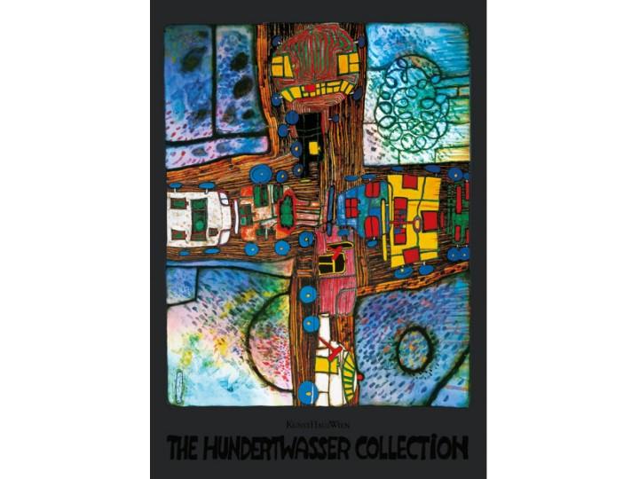 Hundertwasser Art Poster - Crossroads (875)