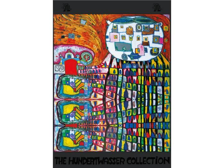 Hundertwasser Art Poster - Domestic Cat (906c)