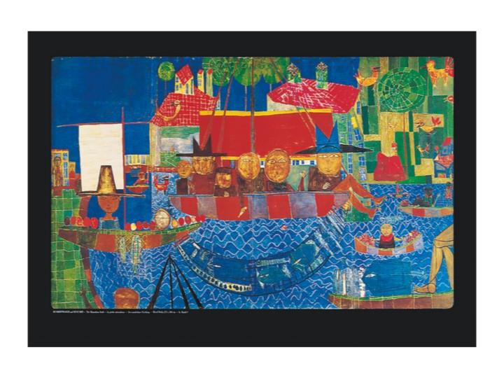 Hundertwasser Art Poster - The Miraculous Draught (097)