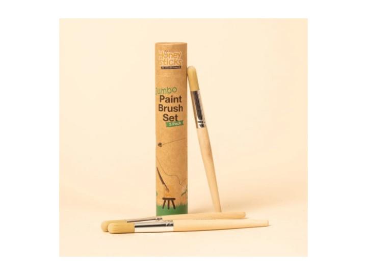 Honey Sticks Jumbo Paint Brush 3pk