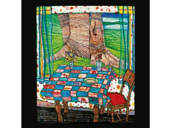 Retired - Hundertwasser Art Poster - Island of Lost Desire (755GR)