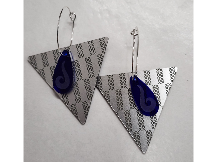 Waipunarangi Silver Earrings - Nichola