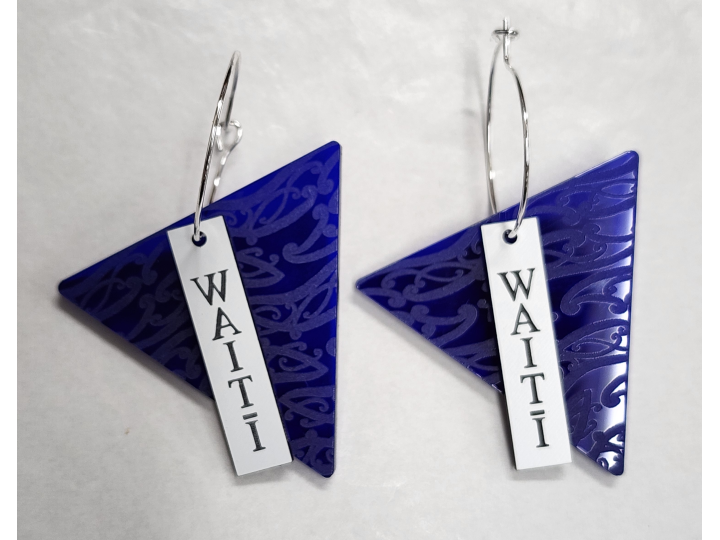 Waiti Blue Earrings - Nichola