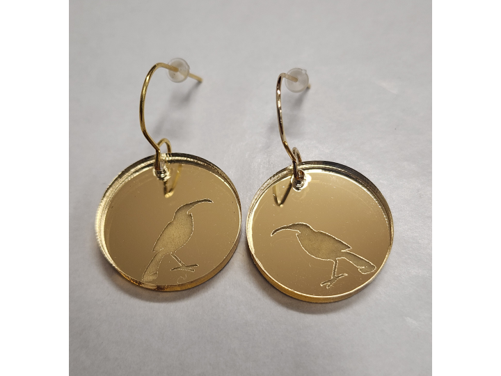 Huia Gold Earrings - Nichola