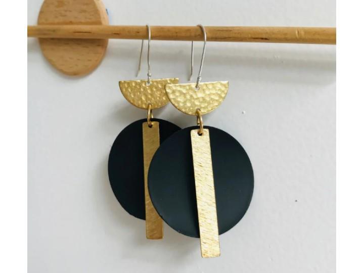 Blythe Brass Earrings