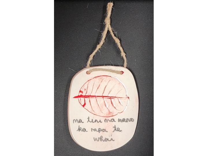 Wall Hanging Whakatauki Med C - Borrowed Earth