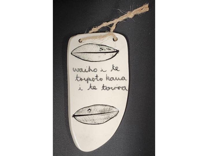 Wall Hanging Whakatauki Med E - Borrowed Earth