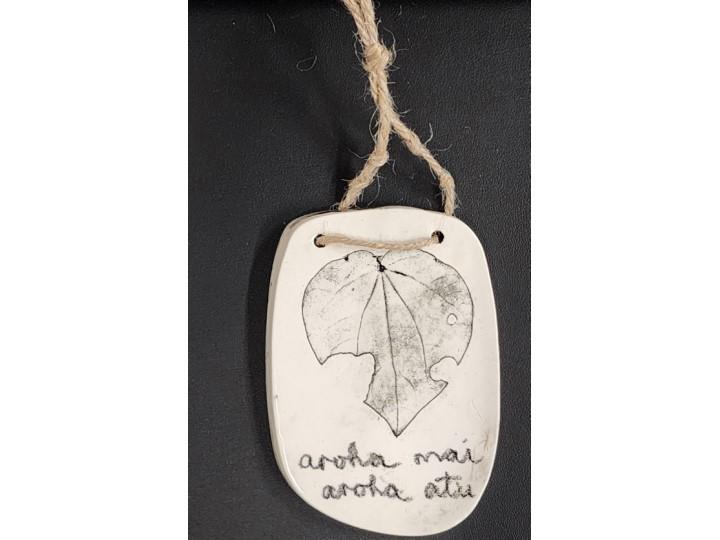 Wall Hanging Whakatauki Small D - Borrowed Earth