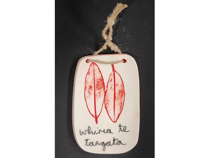 Wall Hanging Whakatauki Small F - Borrowed Earth