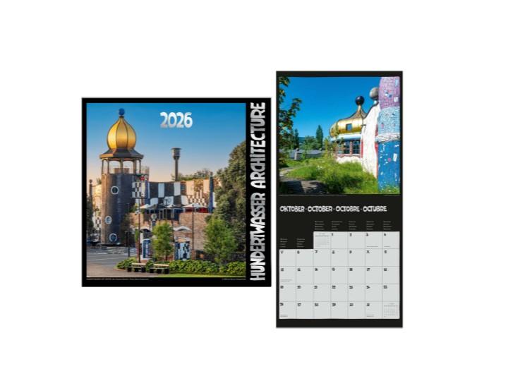 Hundertwasser Small Architecture 2026 Calendar