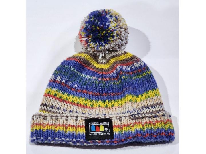 Hand Knitted Opal Child Hat Hundertwasser 422