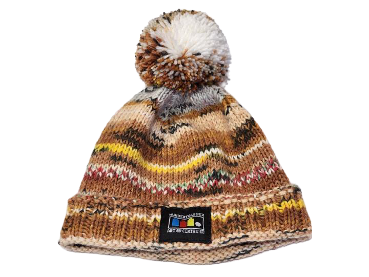 Beautifully Hand Knitted Child’s Hat – Opal Wool, Hundertwasser 956