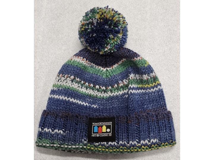 Hand Knitted Opal Child Hat Hundertwasser 150