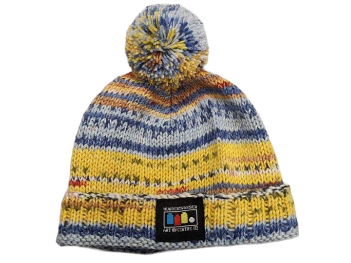 Beautifully Hand Knitted Child’s Hat – Opal Wool, Hundertwasser 805