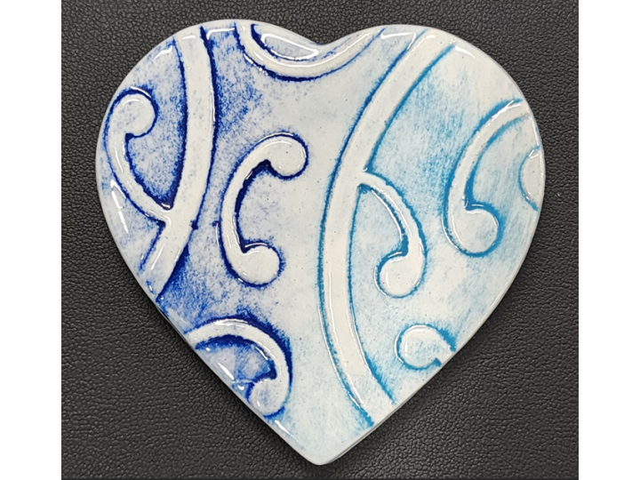 Heart Kowhaiwhai Small C - Borrowed Earth