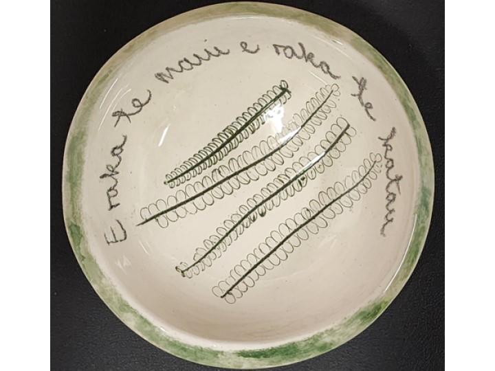Whakatauki Bowl Small E - Borrowed Earth