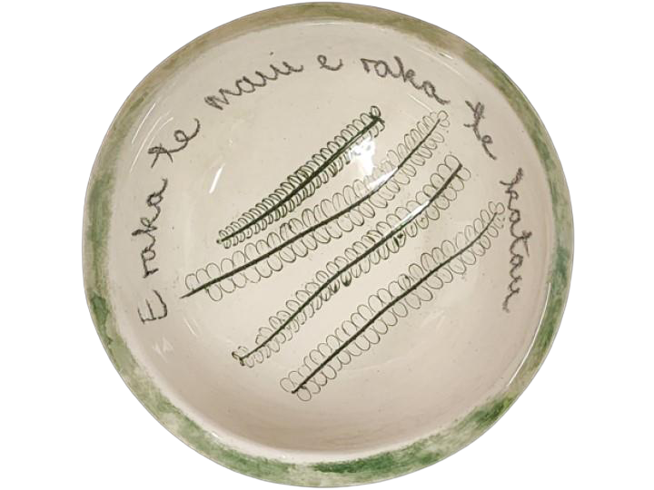 Whakatauki Bowl Small E - Borrowed Earth