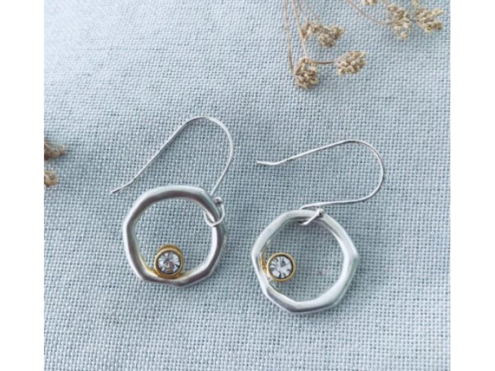 Solidered Circle Earrings