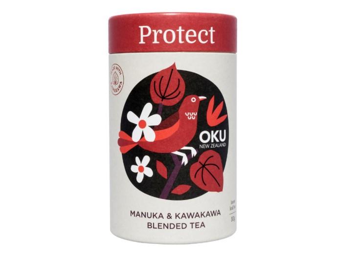 Oku Protect / Whakamaru Tea Tube – 15 NeoSoilon® Pyramid Tea Bags