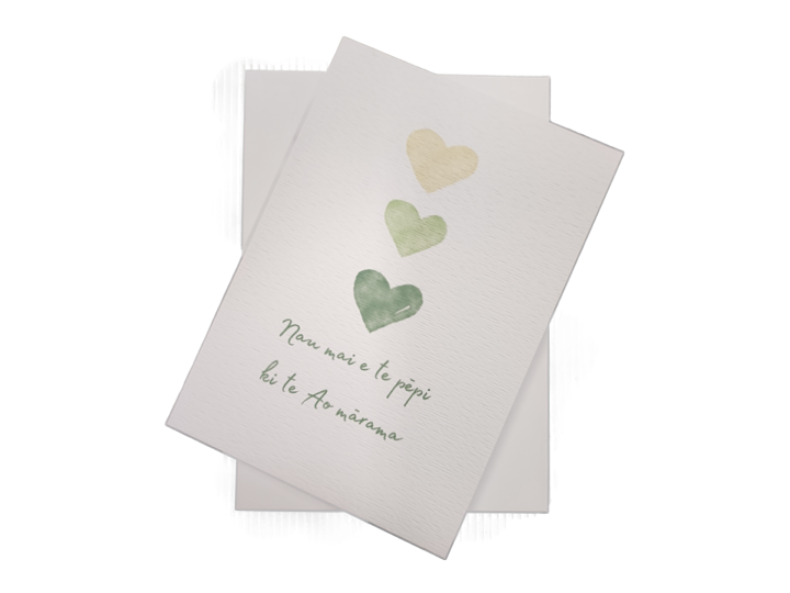 Card - Nau mai e te pepi ki te Ao Marama