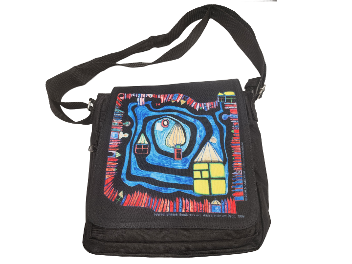 Hundertwasser Shoulder Bags End of Waters (808F)