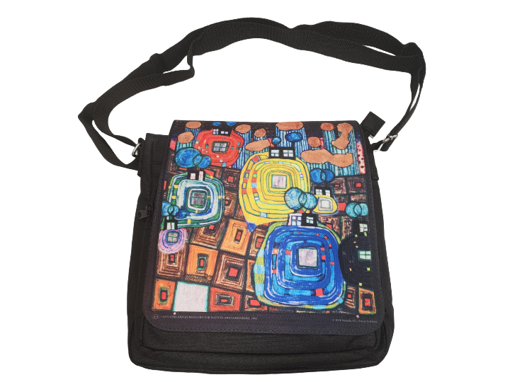 Hundertwasser Shoulder Bags Pavilions and Bungalows (814)