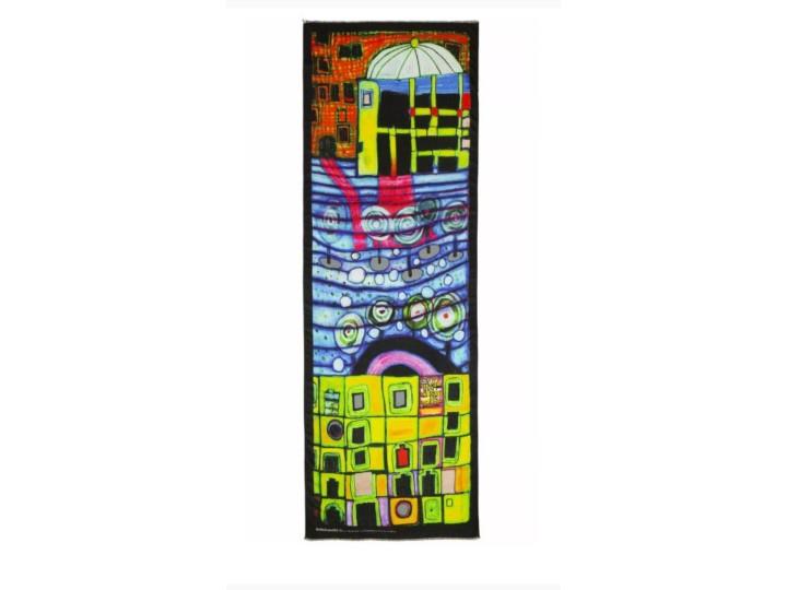 Silk Scarf Hundertwasser - On Waves of Love