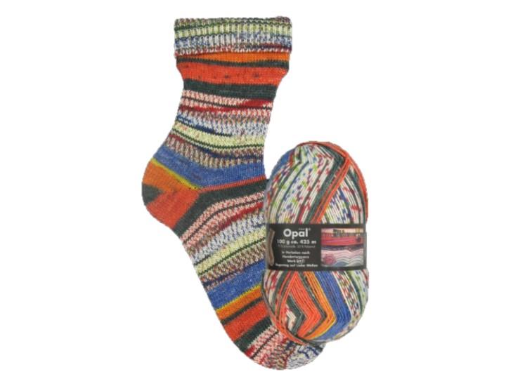 Opal Wool According to Hundertwasser I Regentag on Waves of Love (697)