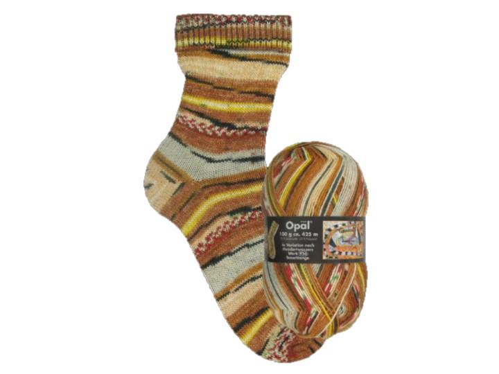 Opal Wool According to Hundertwasser I Sea Serpent (956)