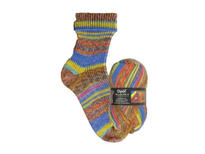 Opal Wool According to Hundertwasser II Spiral Sun and Moon House (551)