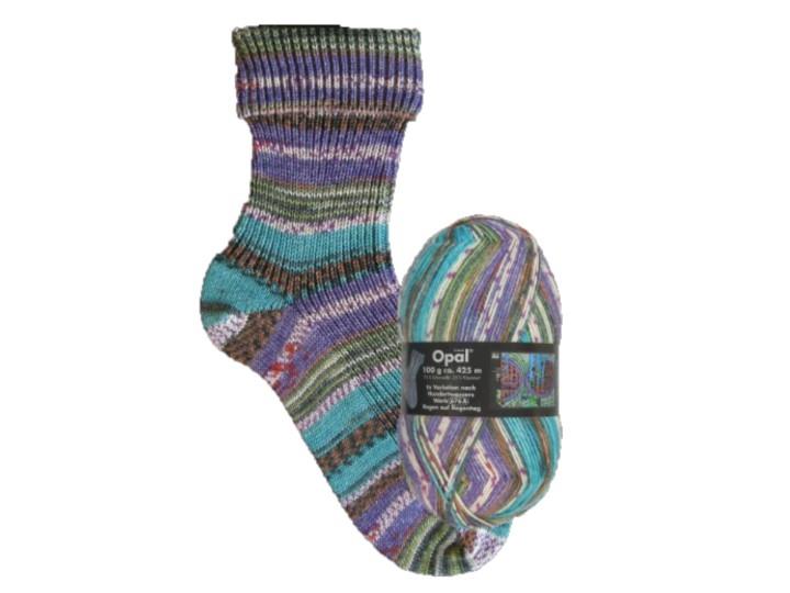 Opal Wool According to Hundertwasser II Rain on Rainy Day (676A)