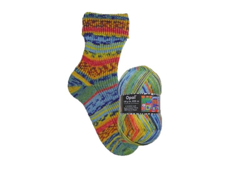 Opal Wool According to Hundertwasser III Kiss in the Rain (988)