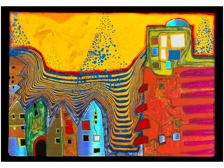 Zwolle (659) - Hundertwasser Art Card