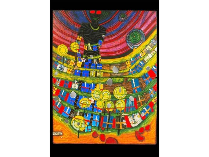 Hundertwasser Art Card (750) Blind Venus