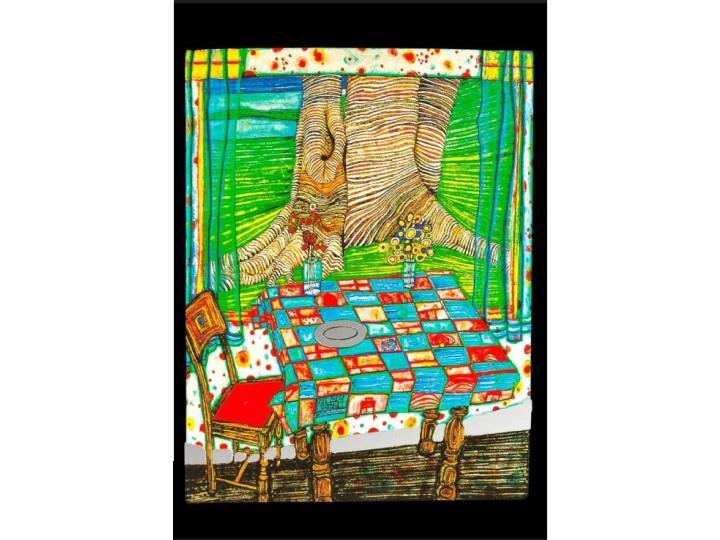 Hundertwasser Art Card (755) Island of Lost Desire