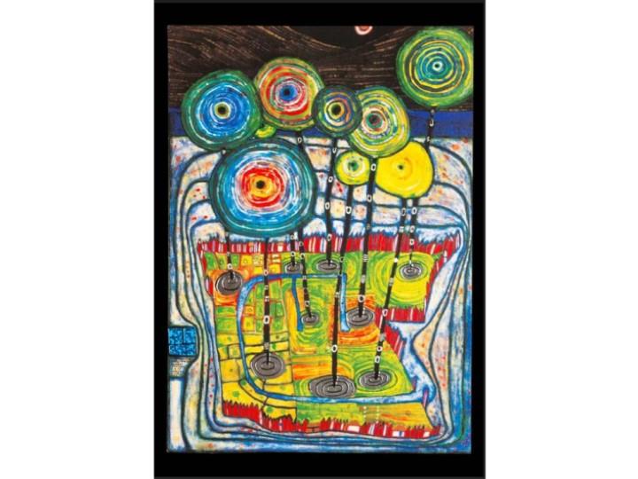 Hundertwasser Art Card (775) Jardin Park