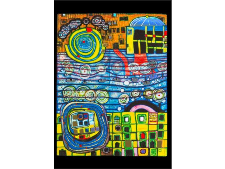 HUndertwasser Art Card (805) Les Solitudes