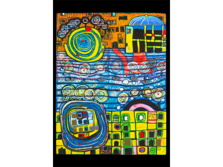 Les Solitudes (805) - Hundertwasser Art Card