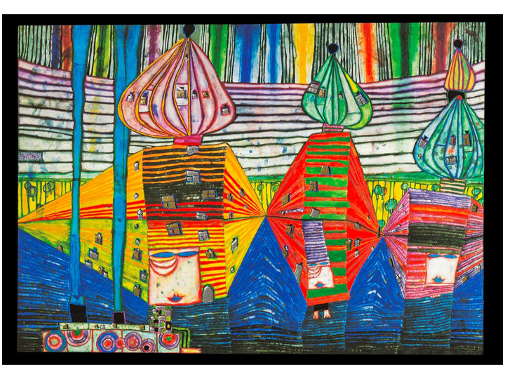 Ressurection of Architecture (843) - Hundertwasser Art Card