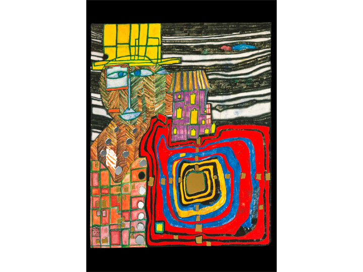 All Ear (982) - Hundertwasser Art Card