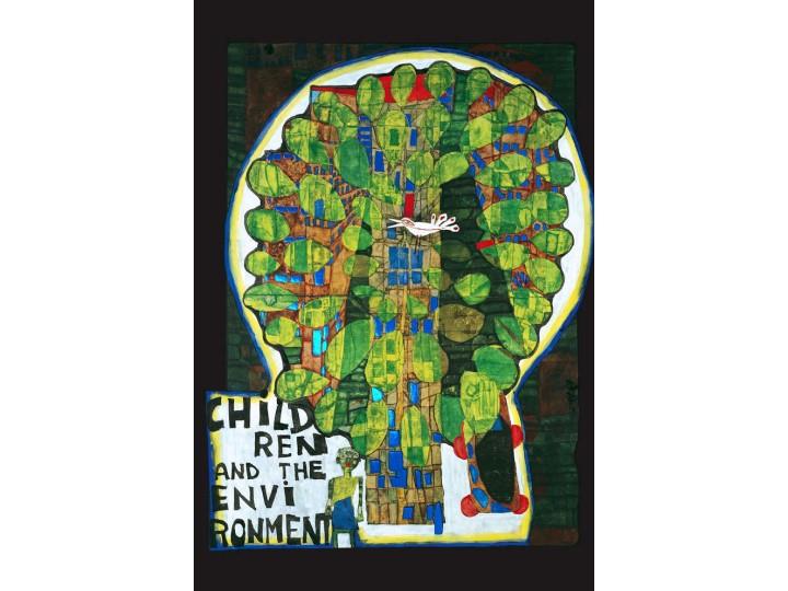 Hundertwasser Art Card (124C) Children and the Environment