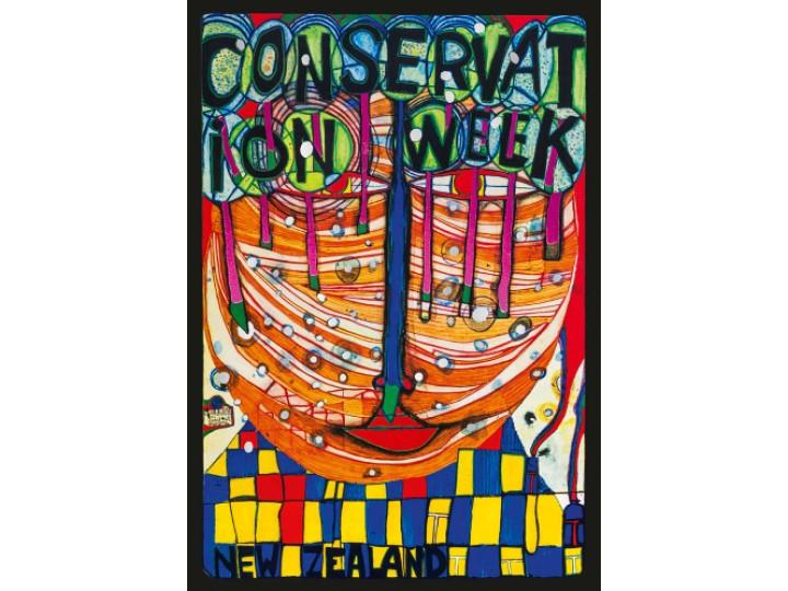Hundertwasser Art Card (726A) Conservation Week
