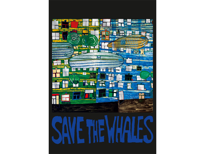Save The Whales (777C) - Hundertwasser Art Card