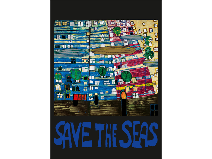 Save The Seas (777D) - Hundertwasser Art Card