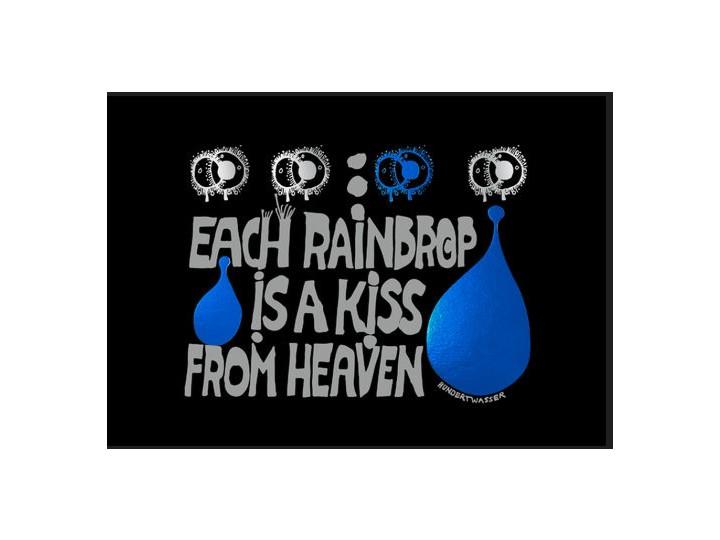 Hundertwasser Quote Card Each Raindrop SK-003