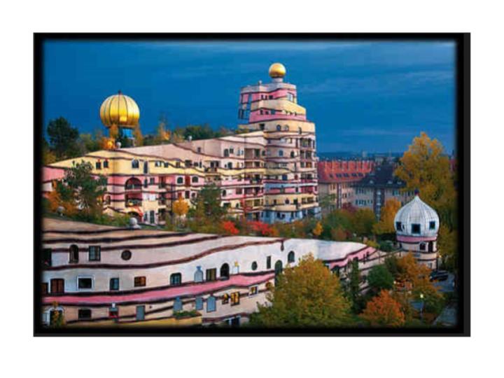 Hundertwasser Architecture Card The Forest Spiral 011