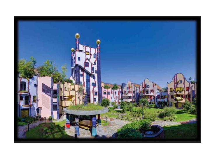 Hundertwasser Architecture Card Rain Tower
