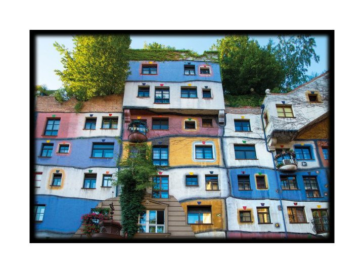 Hundertwasser House - 024 - Hundertwasser Architecture Card